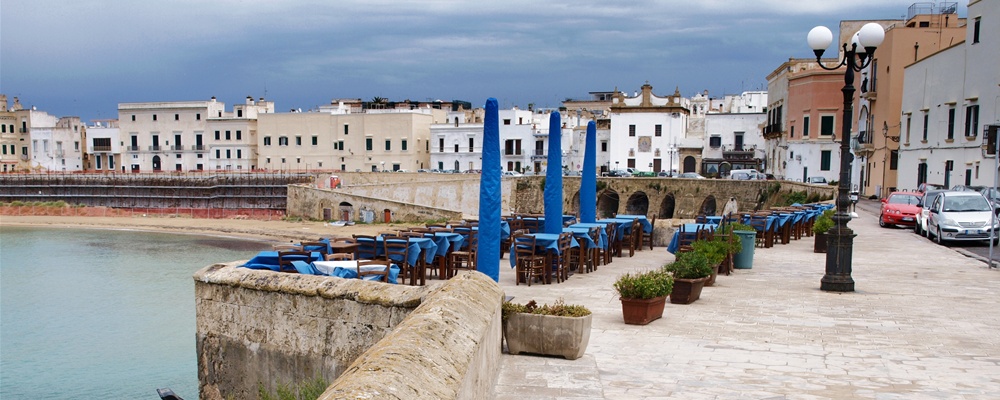 Gallipoli, Puglia, Salento, veduta del borgo antico